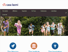 Tablet Screenshot of casalaxmi.com